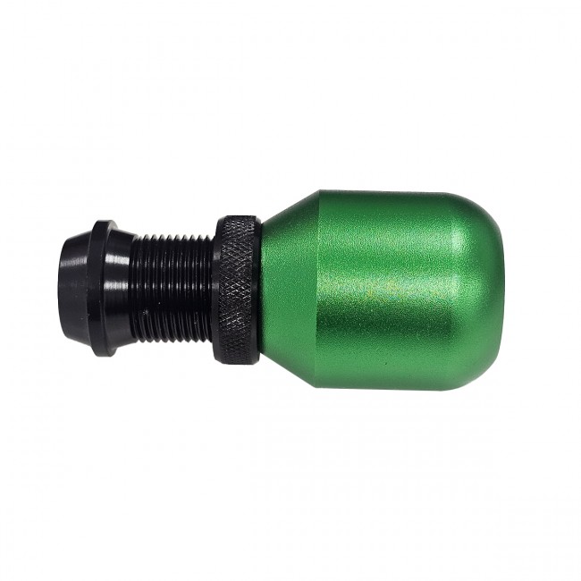 Manopla de Câmbio Longa com Regulagem de Altura em Alumínio - Verde - Epman