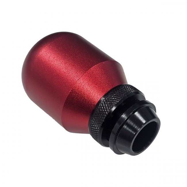 Manopla de Câmbio Longa com Regulagem de Altura em Alumínio - Vermelho - Epman