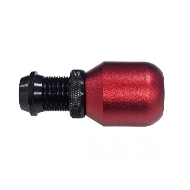 Manopla de Câmbio Longa com Regulagem de Altura em Alumínio - Vermelho - Epman