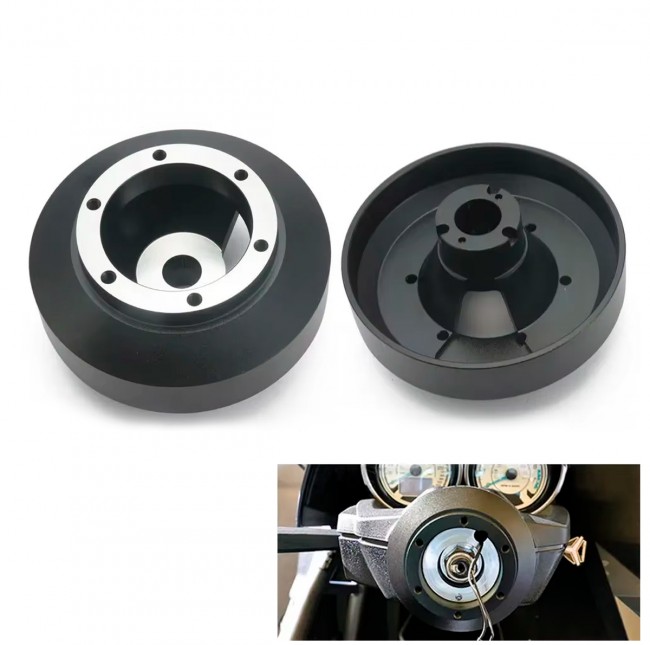 Cubo Curto EPMAN Adaptador de Volante Esportivo para Mitsubishi EVO X