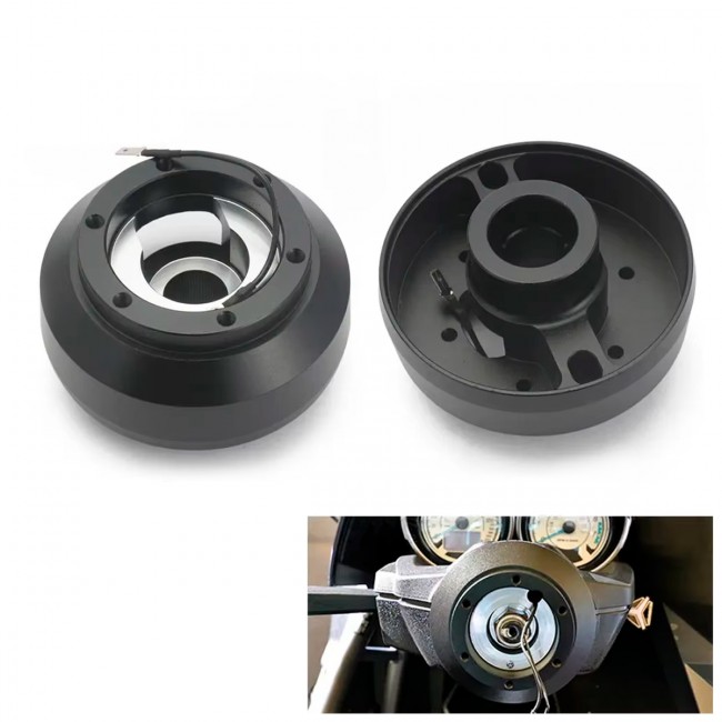 Cubo Curto EPMAN Adaptador de Volante Esportivo para Honda Civic Fit 2015+