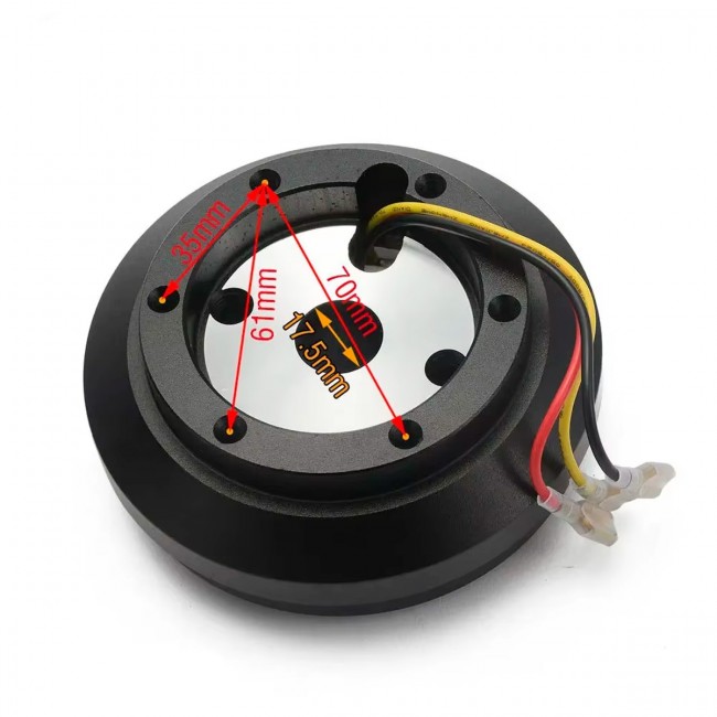 Cubo Curto EPMAN Adaptador de Volante Esportivo para Ford Mustang 79-04