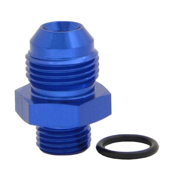 Niple Adaptador Oring 6AN Cônico 8AN - Azul