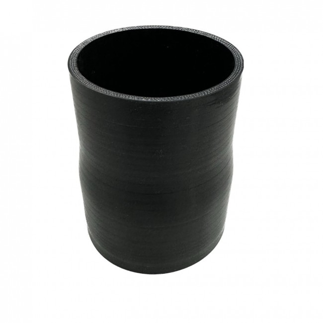 Mangote Preto em Silicone Redutor Reto 3" (76mm) para 2,75" (70mm) x 100mm - Epman