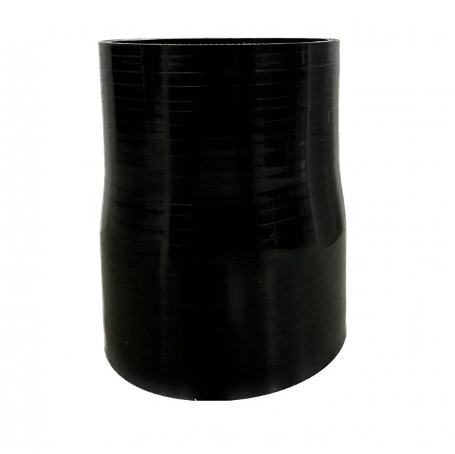 Mangote Preto em Silicone Redutor Reto 3" (76mm) para 2,75" (70mm) x 100mm - Epman