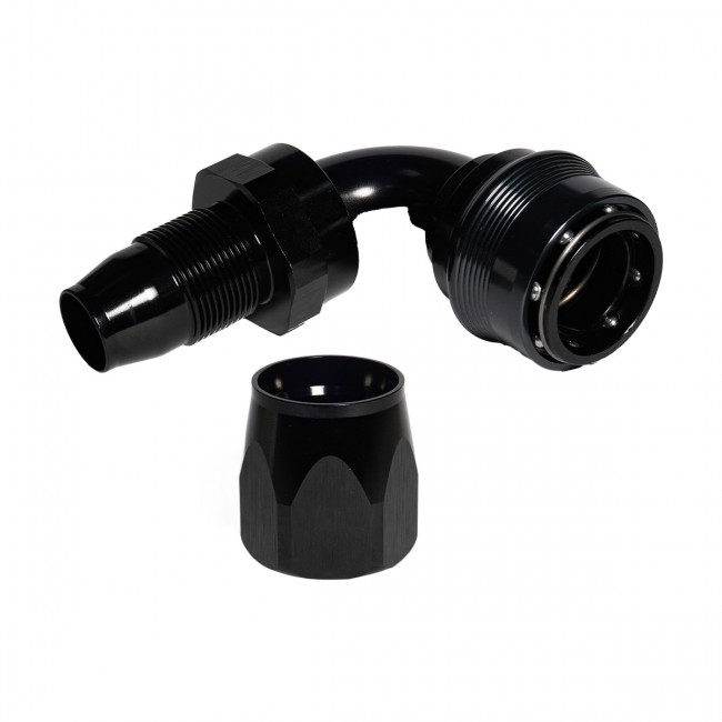 Conexão Engate Rápido SAE 3/4" 90° graus para Mangueira Aeroquip 12AN - Epman