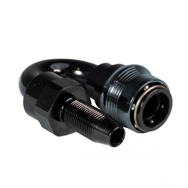 Conexão Engate Rápido SAE 3/8" 180° graus para Mangueira Aeroquip 6AN - Epman