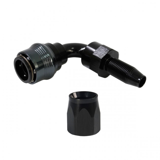 Conexão Engate Rápido SAE 1/4" 45° graus para Mangueira Aeroquip 4AN - Epman