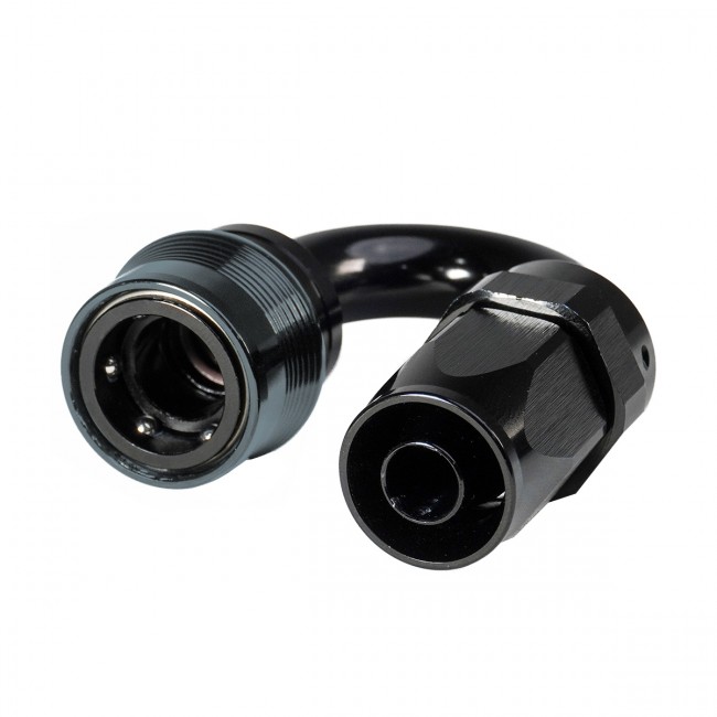 Conexão Engate Rápido SAE 1/2" 180° graus Apara Mangueira Aeroquip 8AN - Epman
