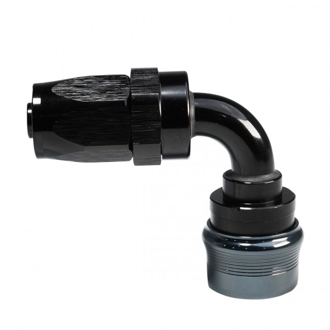 Conexão Engate Rápido SAE 1/2" 90° graus Apara Mangueira Aeroquip 8AN - Epman