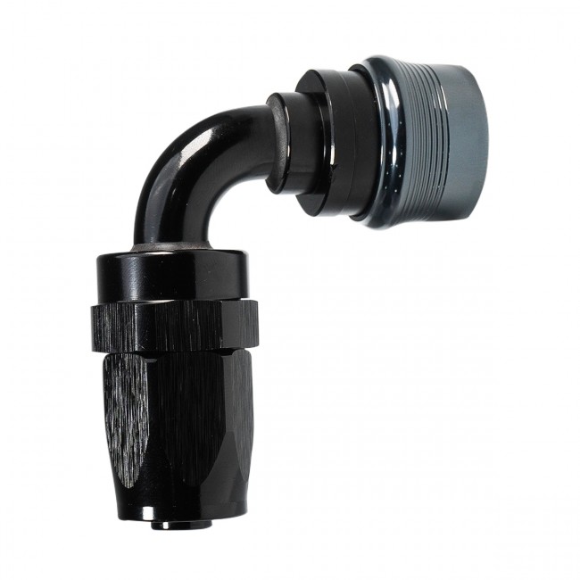 Conexão Engate Rápido SAE 1/2" 90° graus Apara Mangueira Aeroquip 8AN - Epman