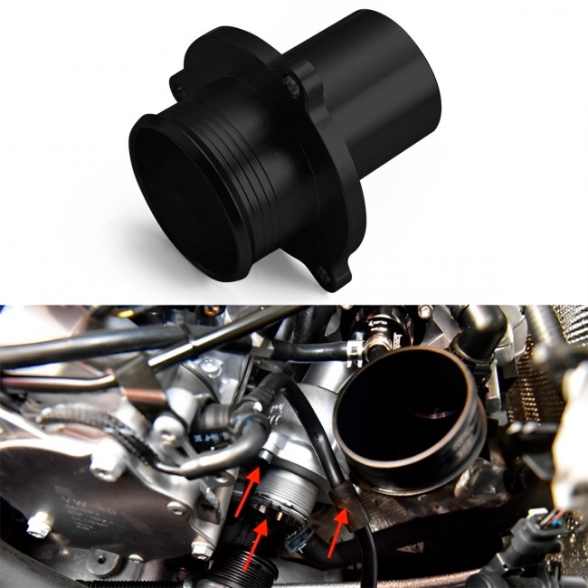 Muffler Delete EA888 Gen 3 para IS12, IS20, IS38 Saida Maior 2-1/4" (57mm) Preto Epman