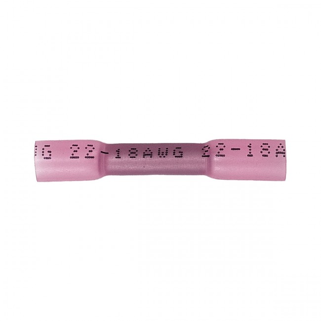 Kit Conector Tipo Luva Termo Retrátil Vermelho 22-18 AWG para fio de 1mm² Emenda de Fio (20 peças) - EPMAN