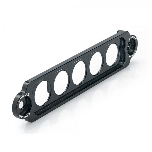 Fixador de Bateria Longo Epman para Honda em Alumínio - Preto