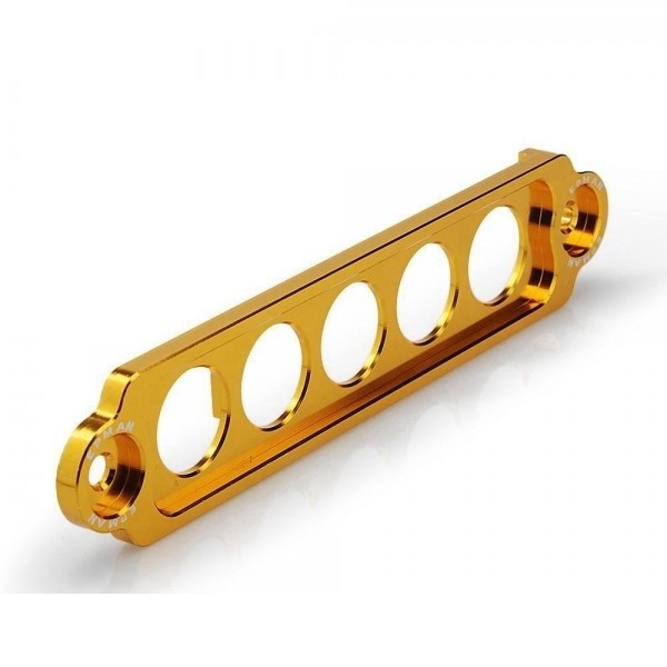 Fixador de Bateria Longo Epman para Honda em Alumínio - Dourado