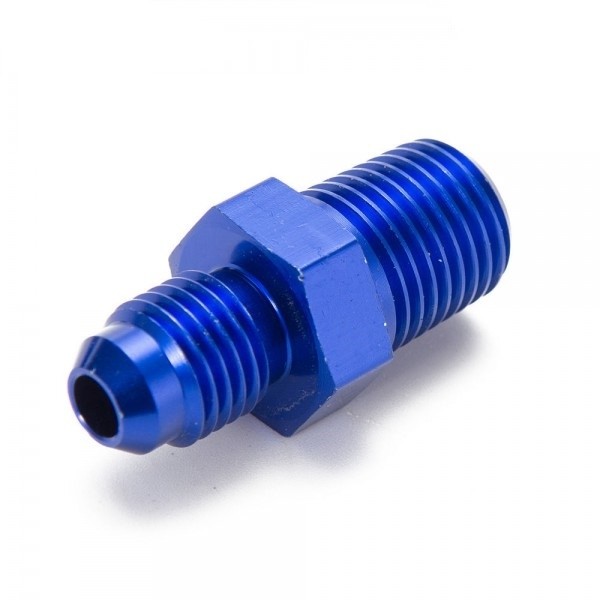Niple Adaptador 1/4" NPT para 4AN - Azul