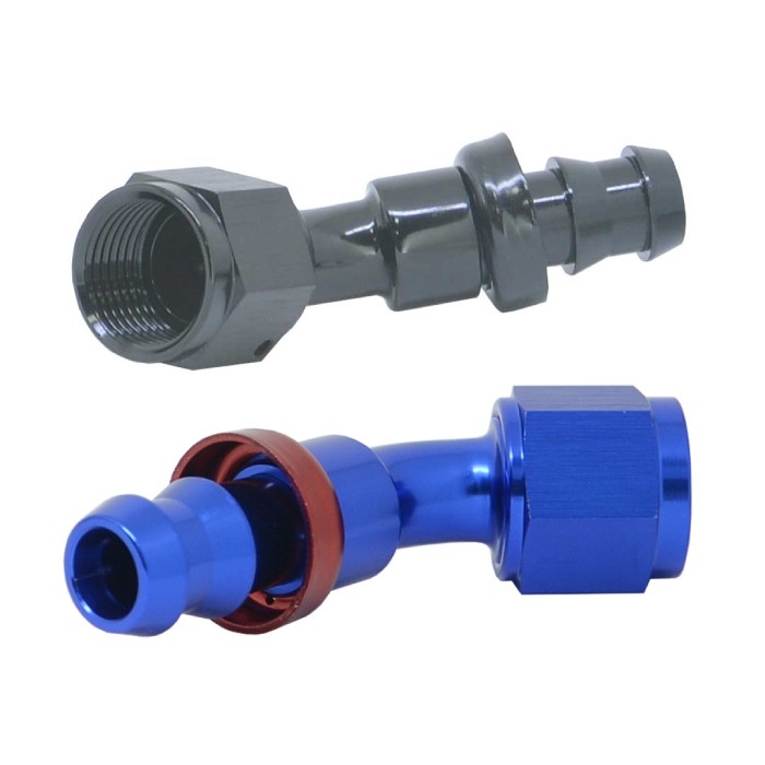 Conexão Epman 8AN 45 Graus para 1/2" Espigão (Mangueira 12mm)