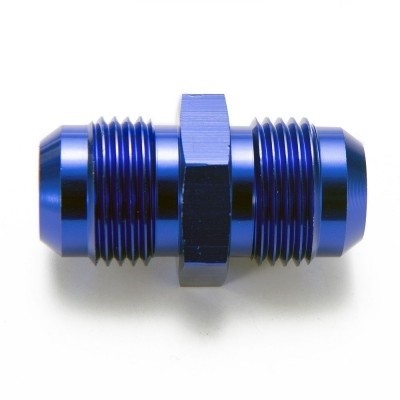 Niple Adaptador 8AN Macho para 8AN Macho - Azul