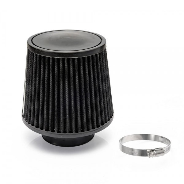 Filtro de Ar Cônico Esportivo 3,5" Fluxo Simples Epman - Preto