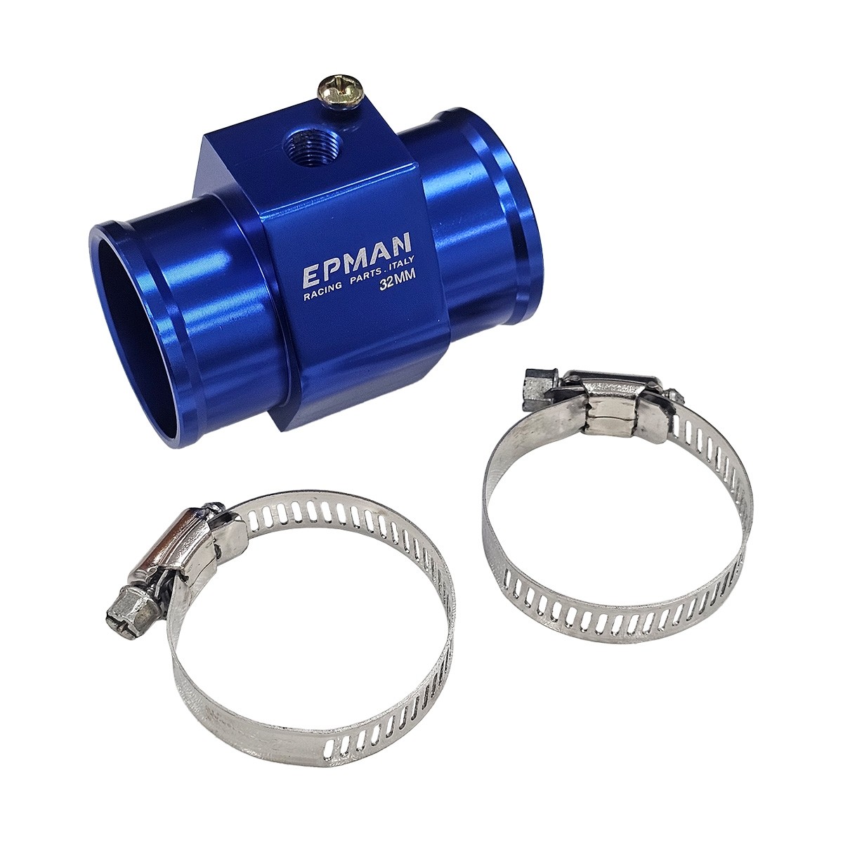 Adaptador para Sensor de Temperatura Entrada e Saída 32mm Azul Epman
