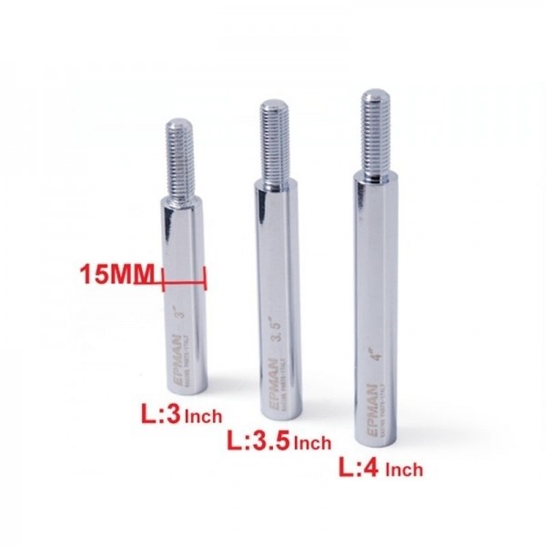 Extensão de Alavanca de Câmbio Comprimento 3-1/2" Rosca M12*1.25
