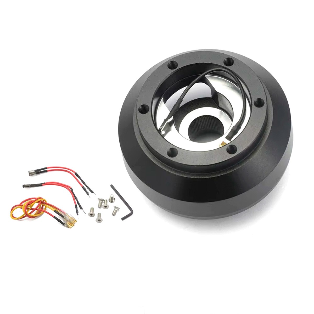 Cubo Curto EPMAN Adaptador de Volante Esportivo para Honda Civic Fit 2015+