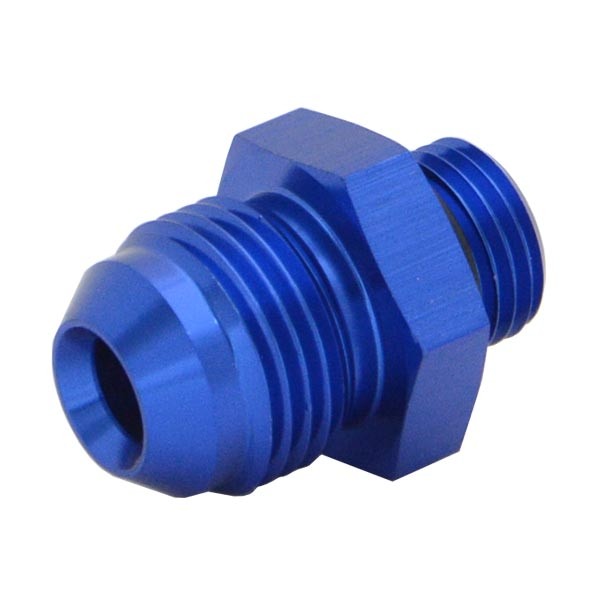 Niple Adaptador Oring 6AN Cônico 8AN - Azul