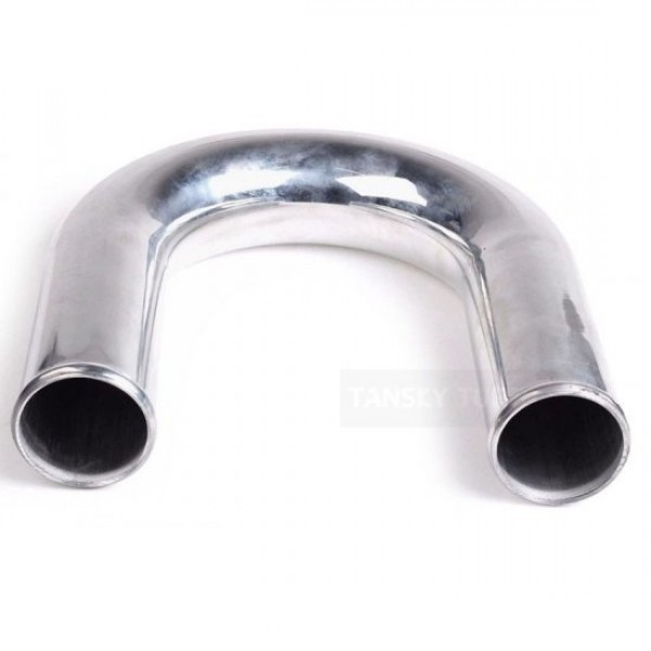 Cano em alumínio 180º de 3-1/4" com 600mm de comprimento - Epman