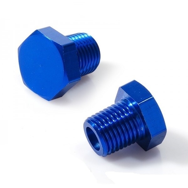 Tampão Rosca 1/4" NPT - Azul