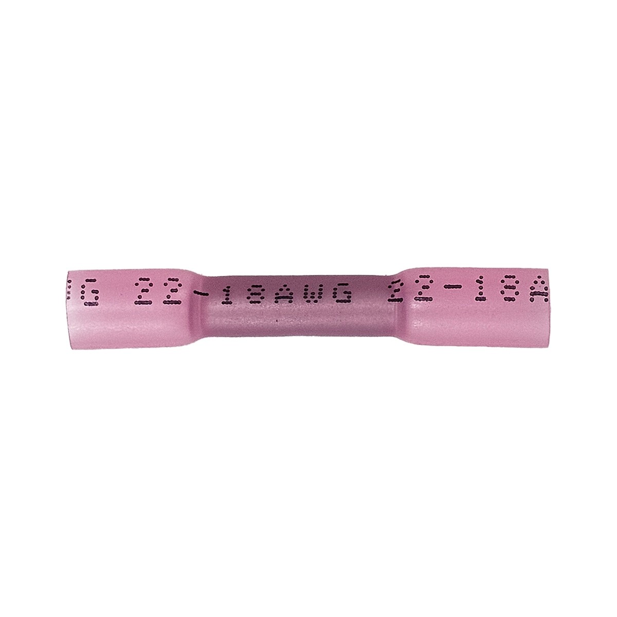 Kit Conector Tipo Luva Termo Retrátil Vermelho 22-18 AWG para fio de 1mm² Emenda de Fio (20 peças) - EPMAN