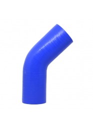 Mangote Azul em Silicone 45° 2,5" Polegadas (63mm) * 120mm - Epman