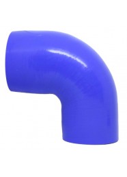 Mangote Azul em Silicone Redutor 90° 3,5" (89mm) para 3" (76mm) * 120mm - Epman