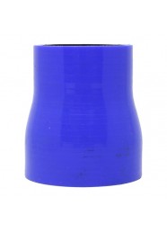 Mangote Azul em Silicone Redutor Reto 2,5" (63mm) para 2" (51mm) * 76mm - Epman