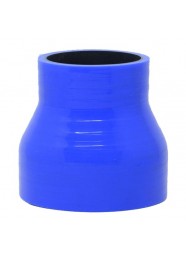 Mangote Azul em Silicone Redutor Reto 3" (76mm) para 2" (51mm) * 76mm - Epman