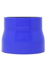 Mangote Azul em Silicone Redutor Reto 3,5" (89mm) para 3" (76mm) * 76mm - Epman