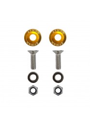 Par de Arruela Billet Universal com parafuso e porca M6 EPMAN - Dourado