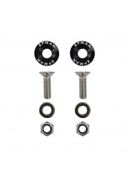 Par de Arruela Billet Universal com parafuso e porca M6 EPMAN - Preto