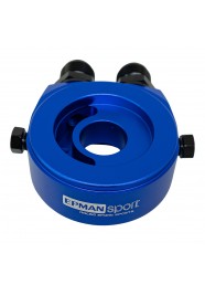 Suporte Filtro De Óleo Sandwich Plate Epman P/ Radiador Óleo - Azul
