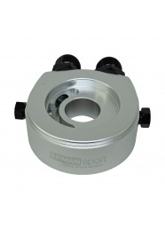 Suporte Filtro De Óleo Sandwich Plate Epman P/ Radiador Óleo - Prata