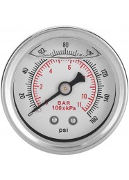 Relógio Gauge de Pressão de Turbo Escala BAR e PSI